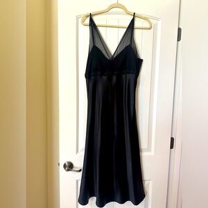 Ann Taylor Black Silk Dress Size 14